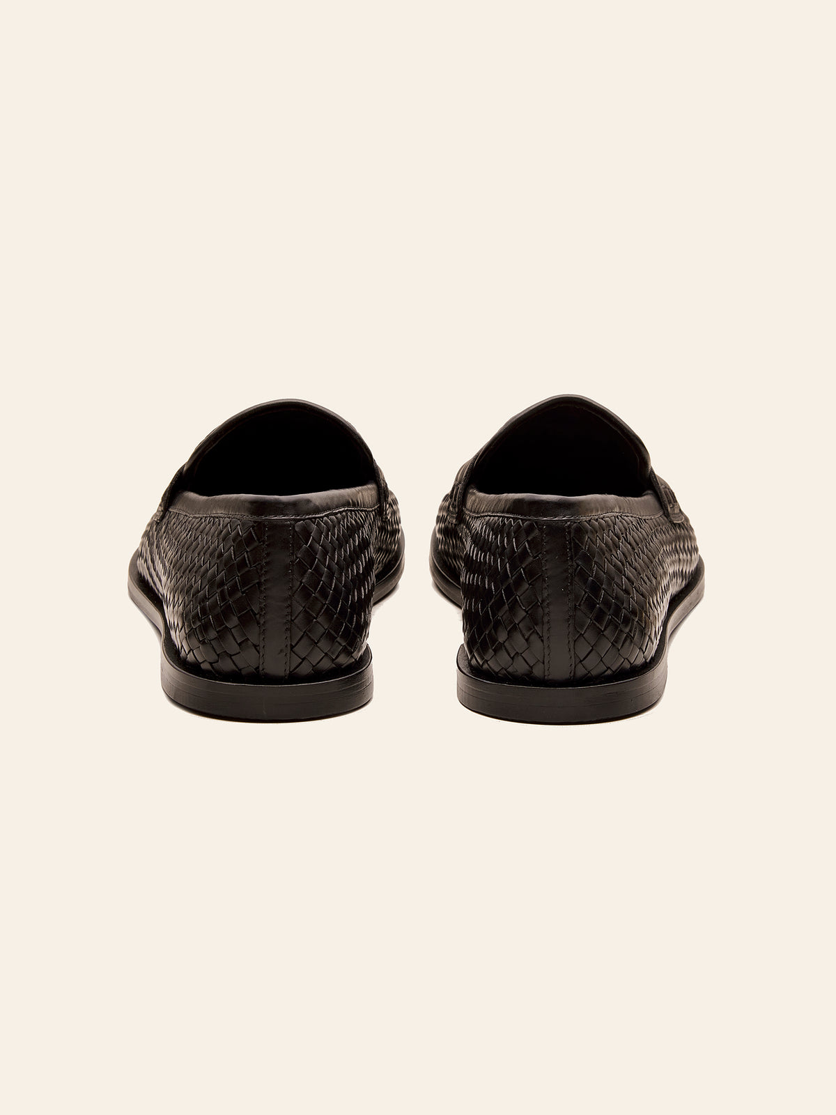 Clover Woven Loafer - Black