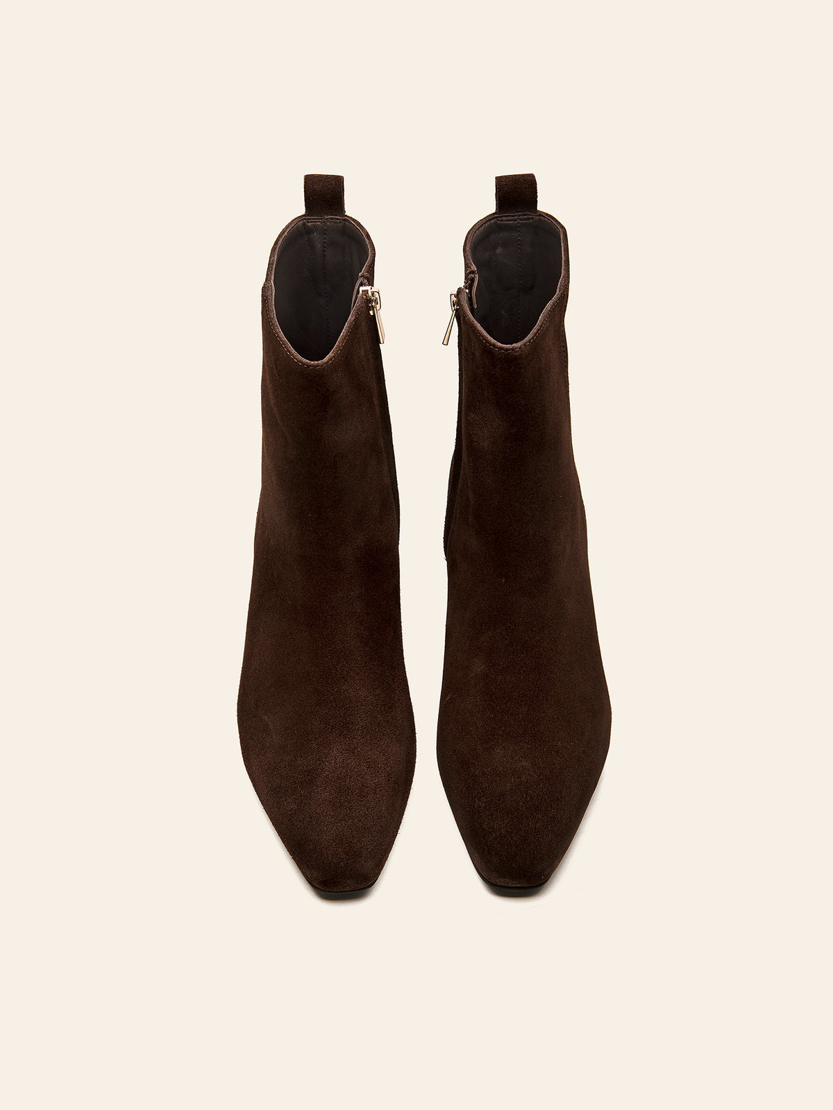 Iris Kitten Heel Ankle Boot - Chocolate