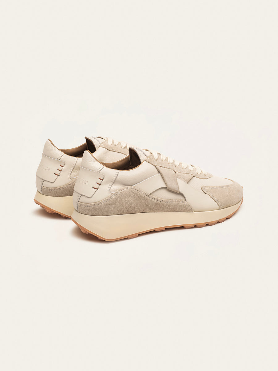 Arbi Sleek Sneaker - Vintage White