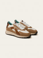 Arbi Sleek Sneaker - Off-White Earthy
