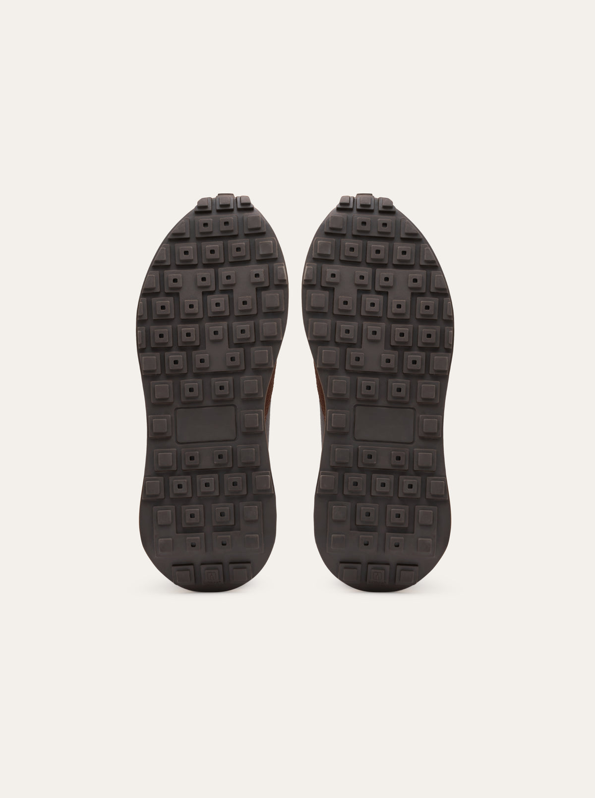 Black Tulip Arbi Sleek Sneaker in Chocolate β women's leather trainers, styled on-foot