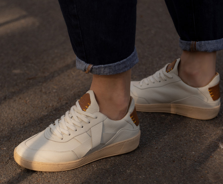 Cassava Classic Tennis Trainer - Vintage Off-White