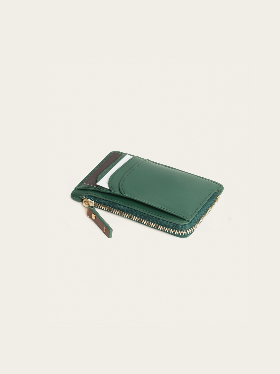 Cedar Card Holder - Forest Green