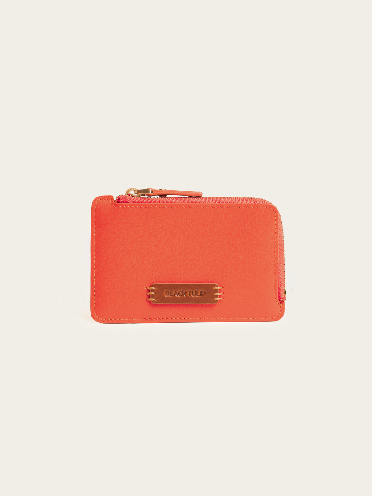 Cedar Card Holder - Orange