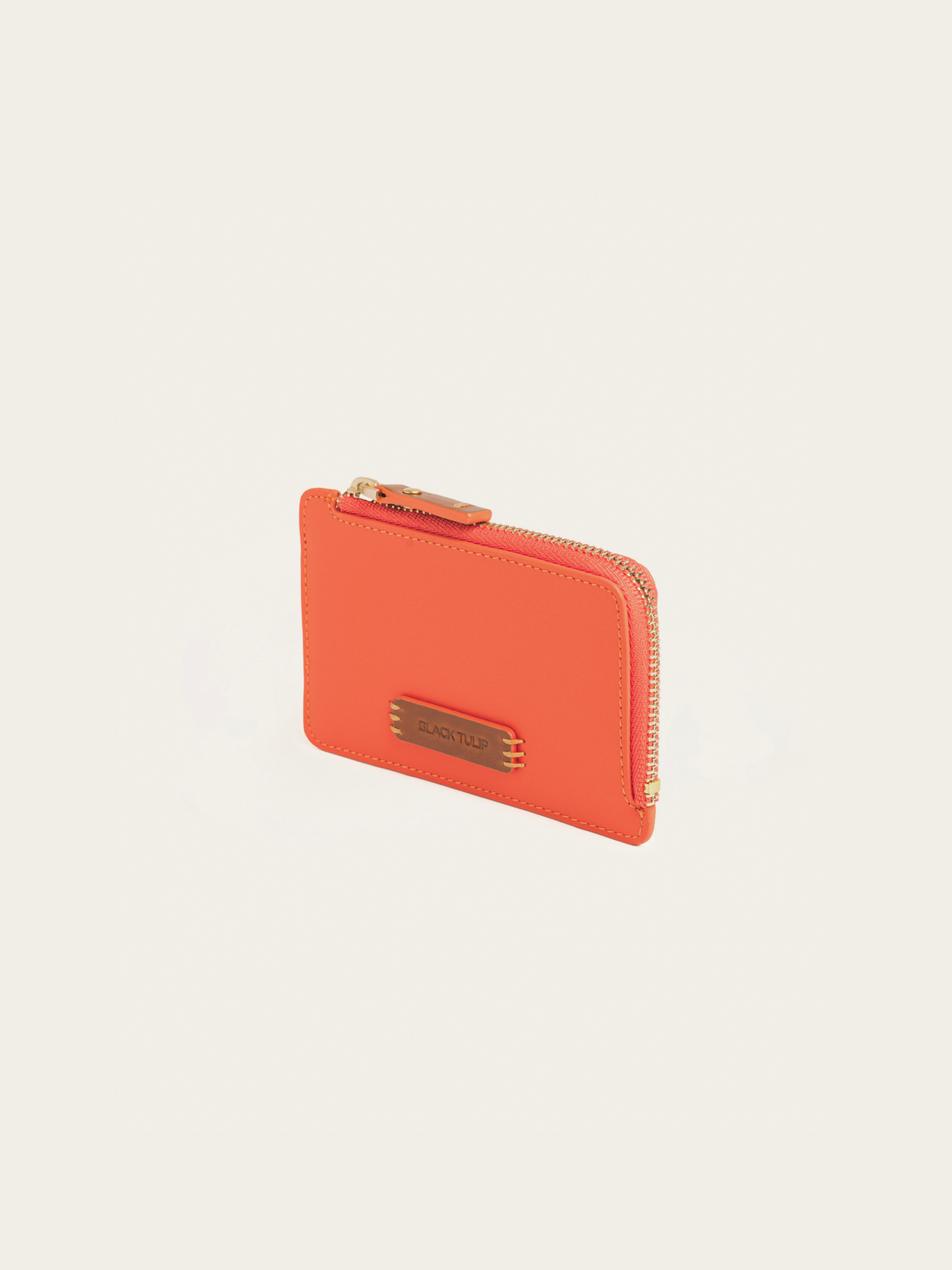 Cedar Card Holder - Orange