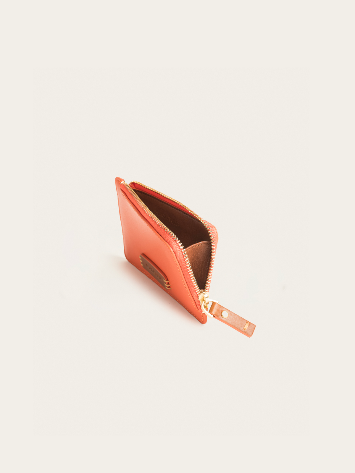 Cedar Card Holder - Orange