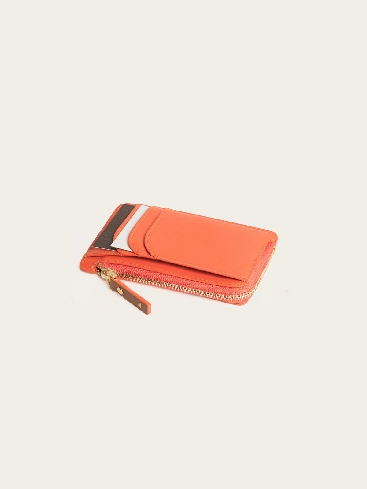 Cedar Card Holder - Orange