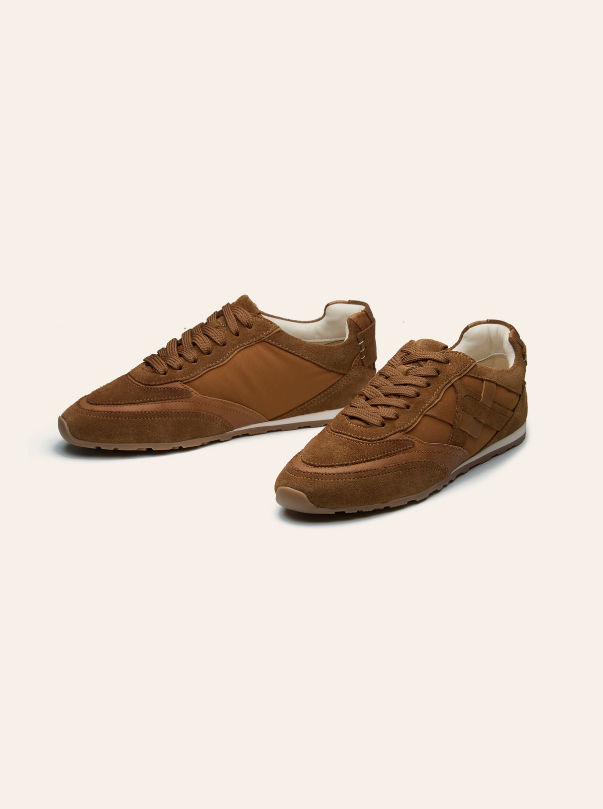 Black Tulip Willow All Day Trainers in Tan β women's leather trainers, outsole and sole