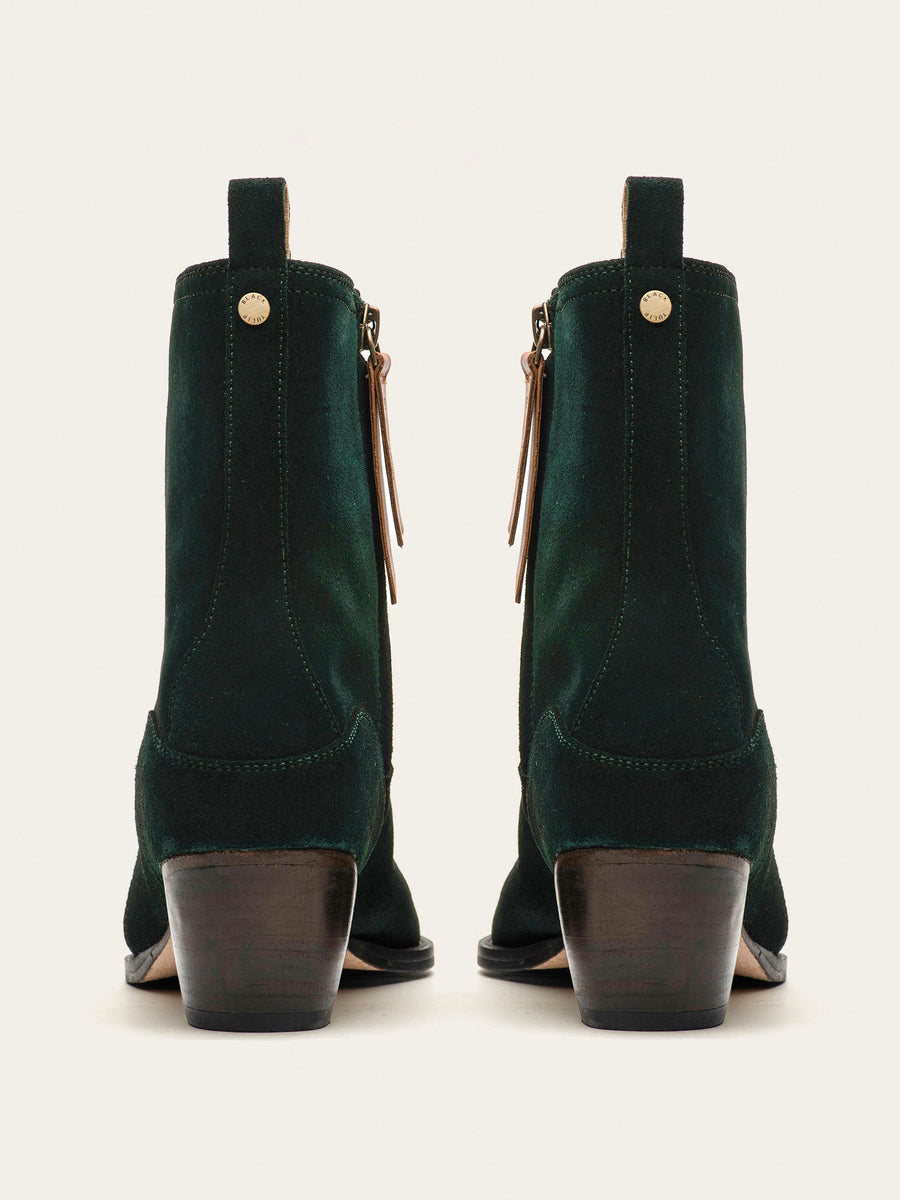 Zephyr Easy Western Boot - Forest Green