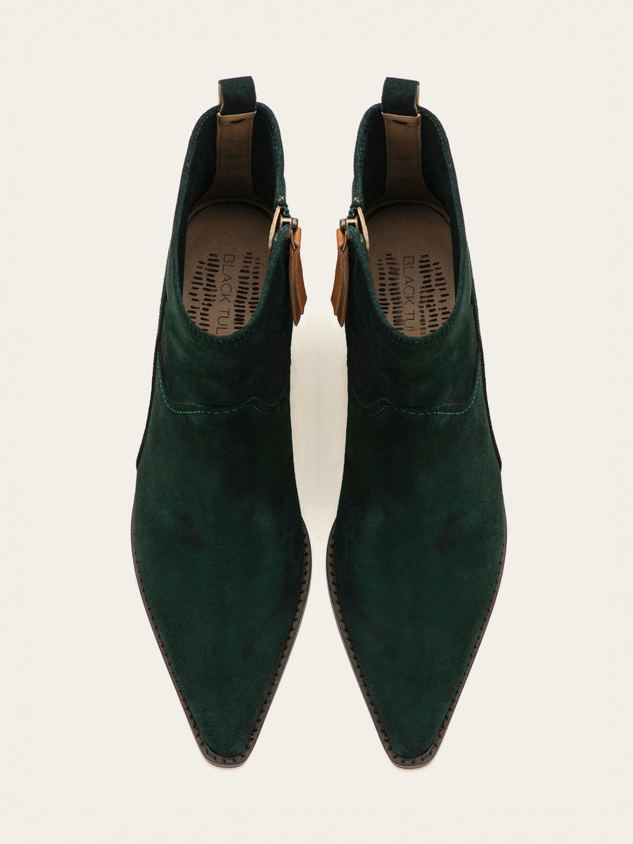 Zephyr Easy Western Boot - Forest Green