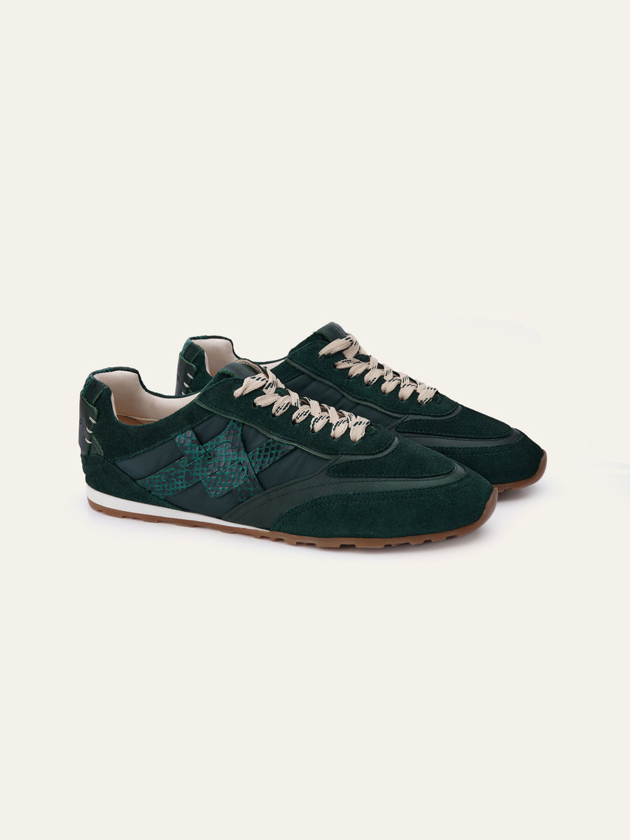 Willow All Day Trainers - Forest Green