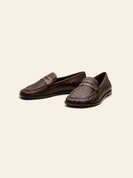 Clover Woven Loafer - Chocolate