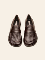 Clover Woven Loafer - Chocolate