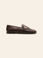 Clover Woven Loafer - Chocolate
