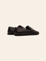 Clover Woven Loafer - Black