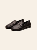 Clover Woven Loafer - Black