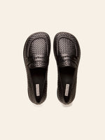 Clover Woven Loafer - Black