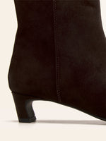 Iris Kitten Heel Ankle Boot - Chocolate