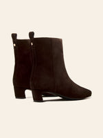 Iris Kitten Heel Ankle Boot - Chocolate