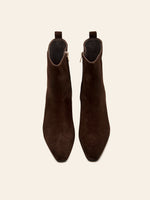 Iris Kitten Heel Ankle Boot - Chocolate
