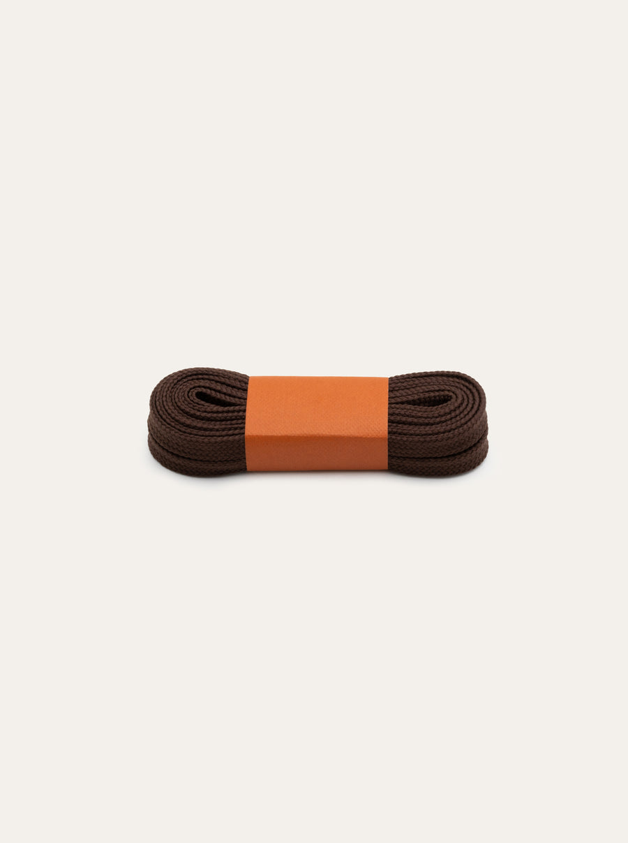 Flat Woven Laces 120cm - Cocoa