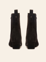 Iris Kitten Heel Ankle Boot - Black