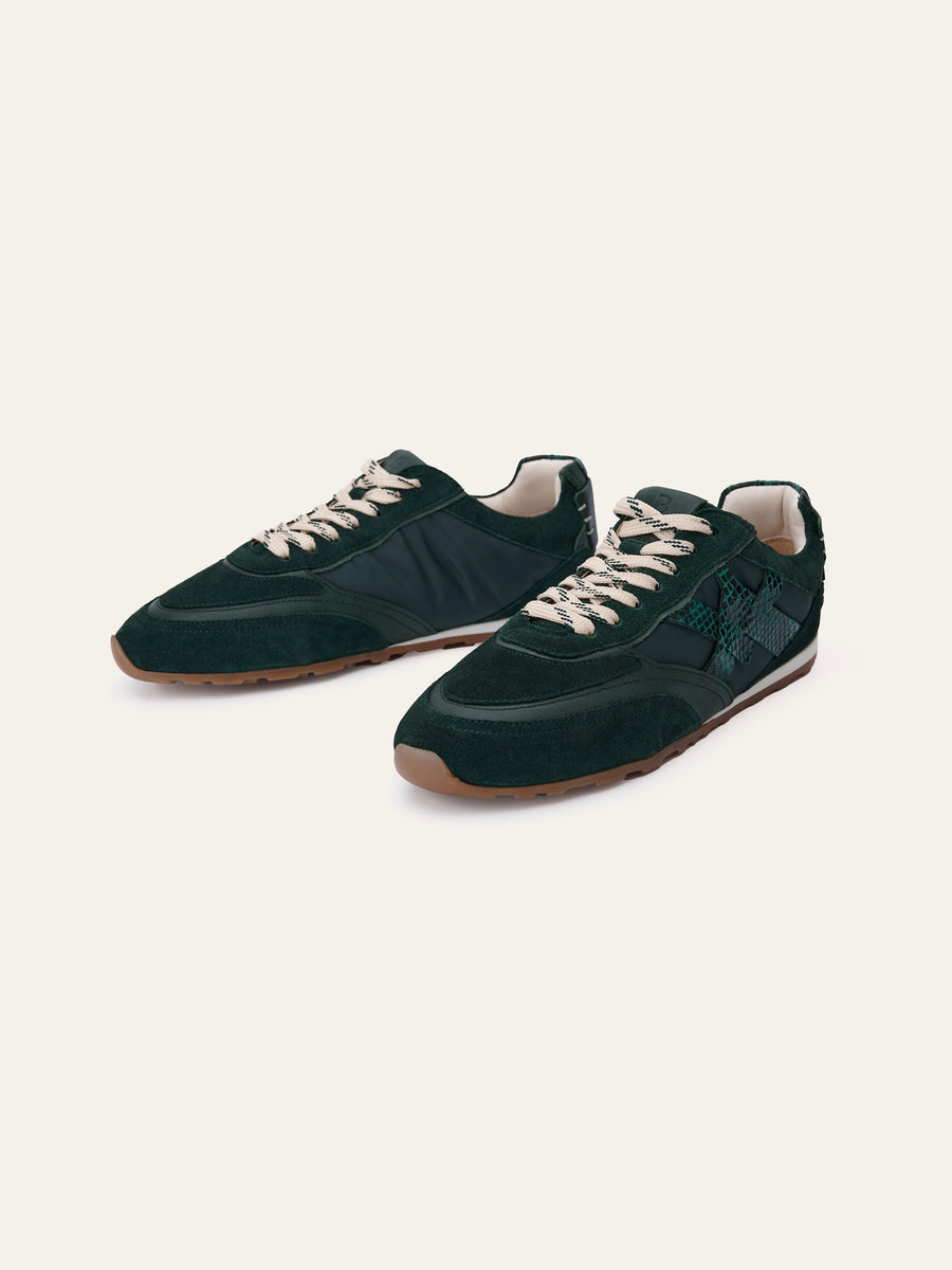 Willow All Day Trainers - Forest Green