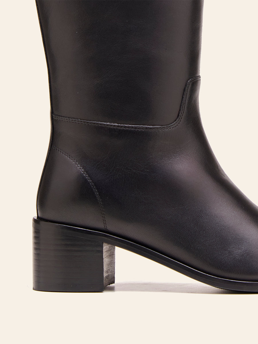 Maple Knee Boot - Black