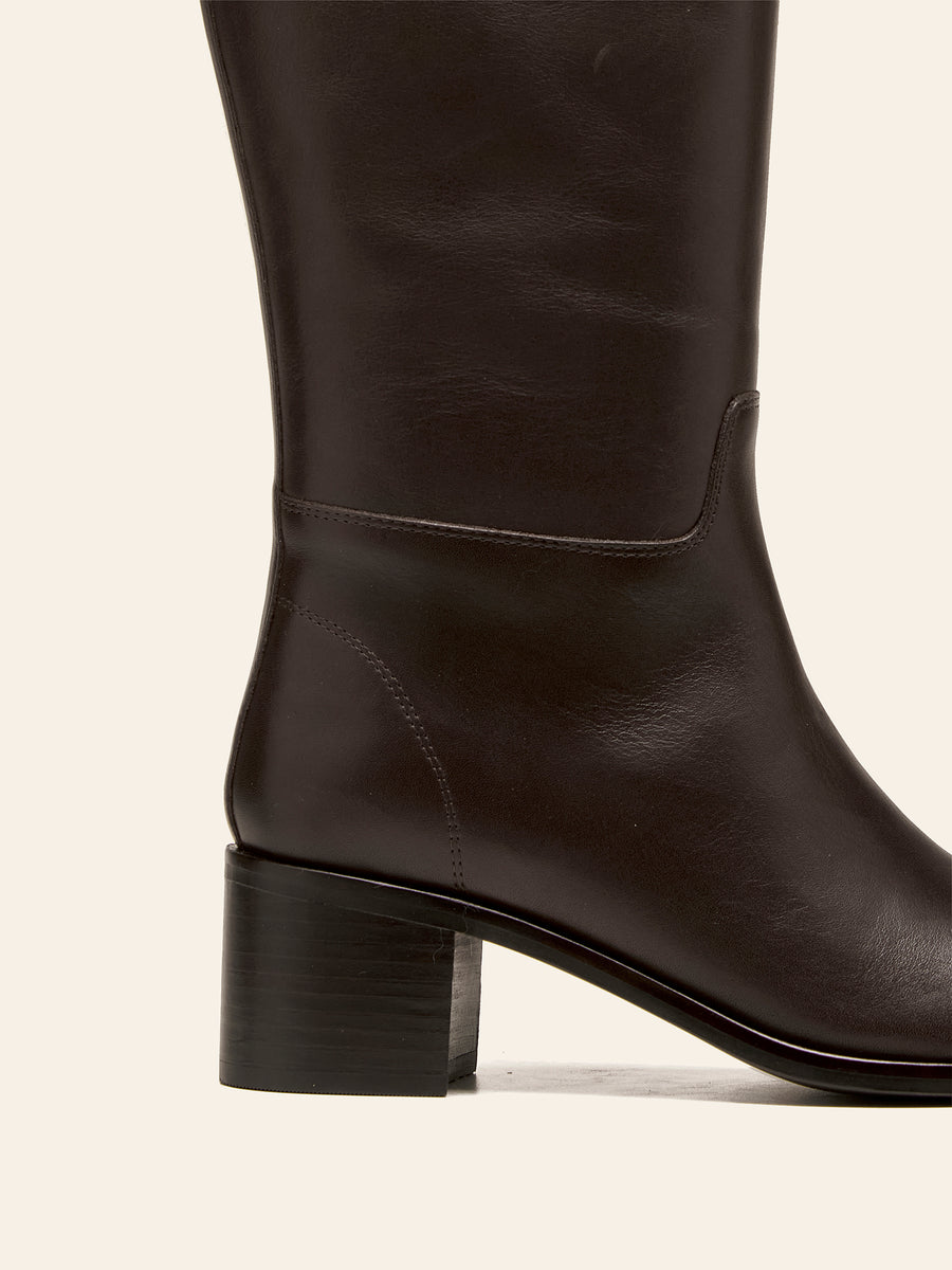 Maple Knee Boot - Chocolate
