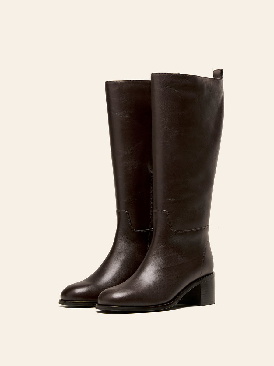 Maple Knee Boot - Chocolate