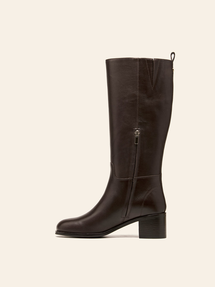 Maple Knee Boot - Chocolate