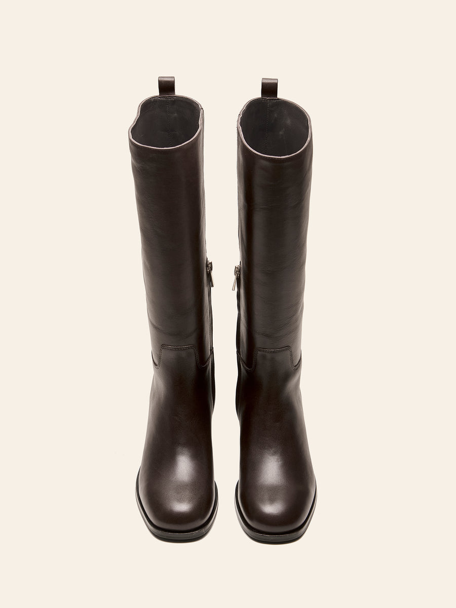 Maple Knee Boot - Chocolate