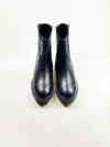 Farro Flat Chelsea Boot - Black Croc