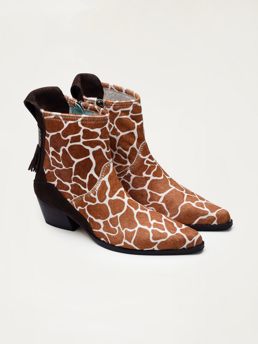 Etesian Western Boot - Giraffe