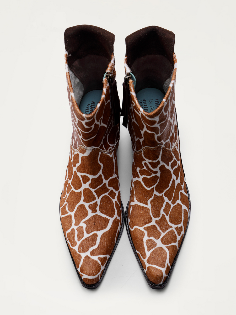 Etesian Western Boot - Giraffe