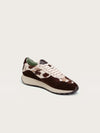 Arbi Sleek Sneaker - Splatter Cow Hair