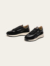 Arbi Sleek Sneaker - Black Leather