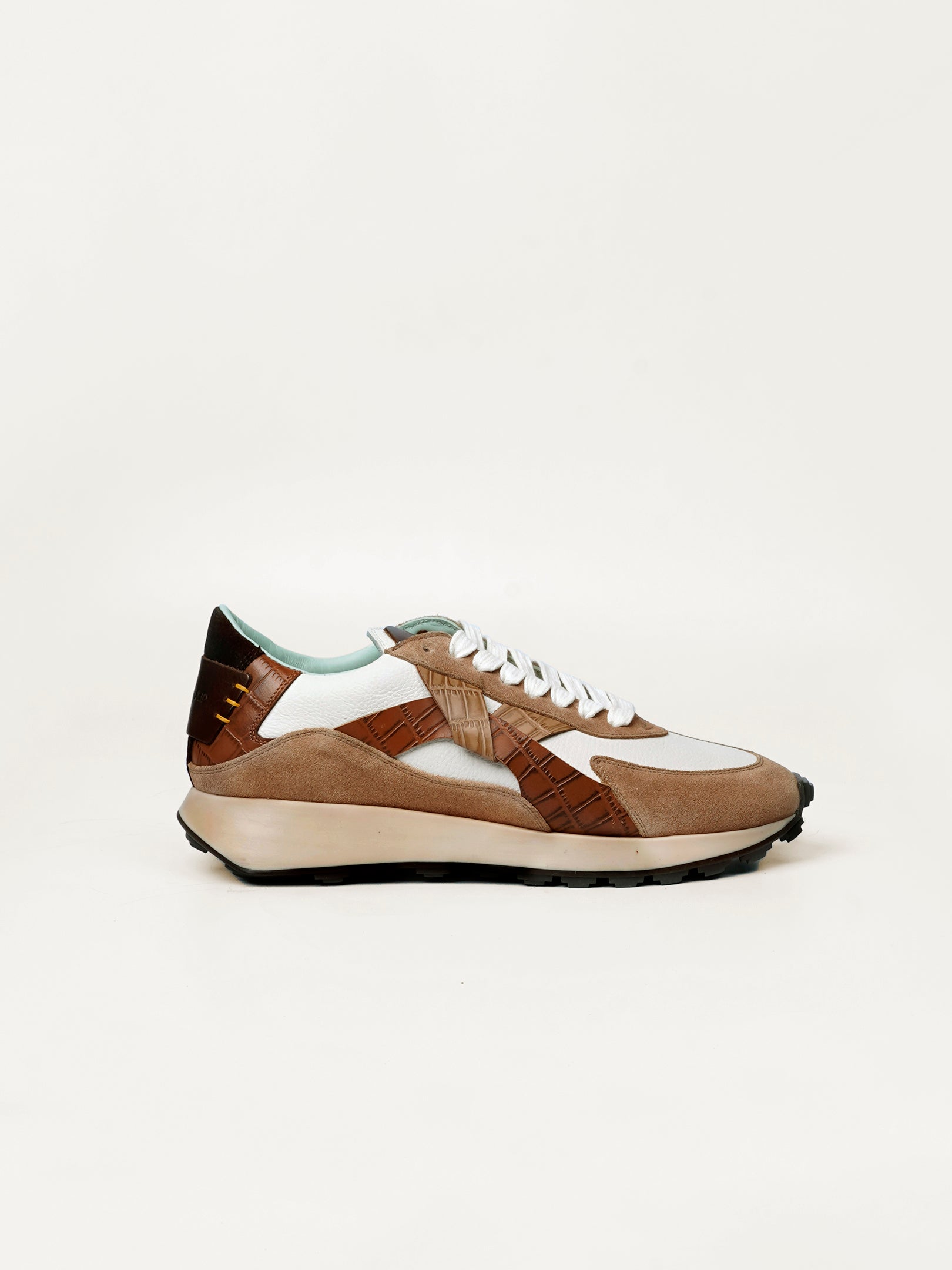 Sleehak sneakers online wit