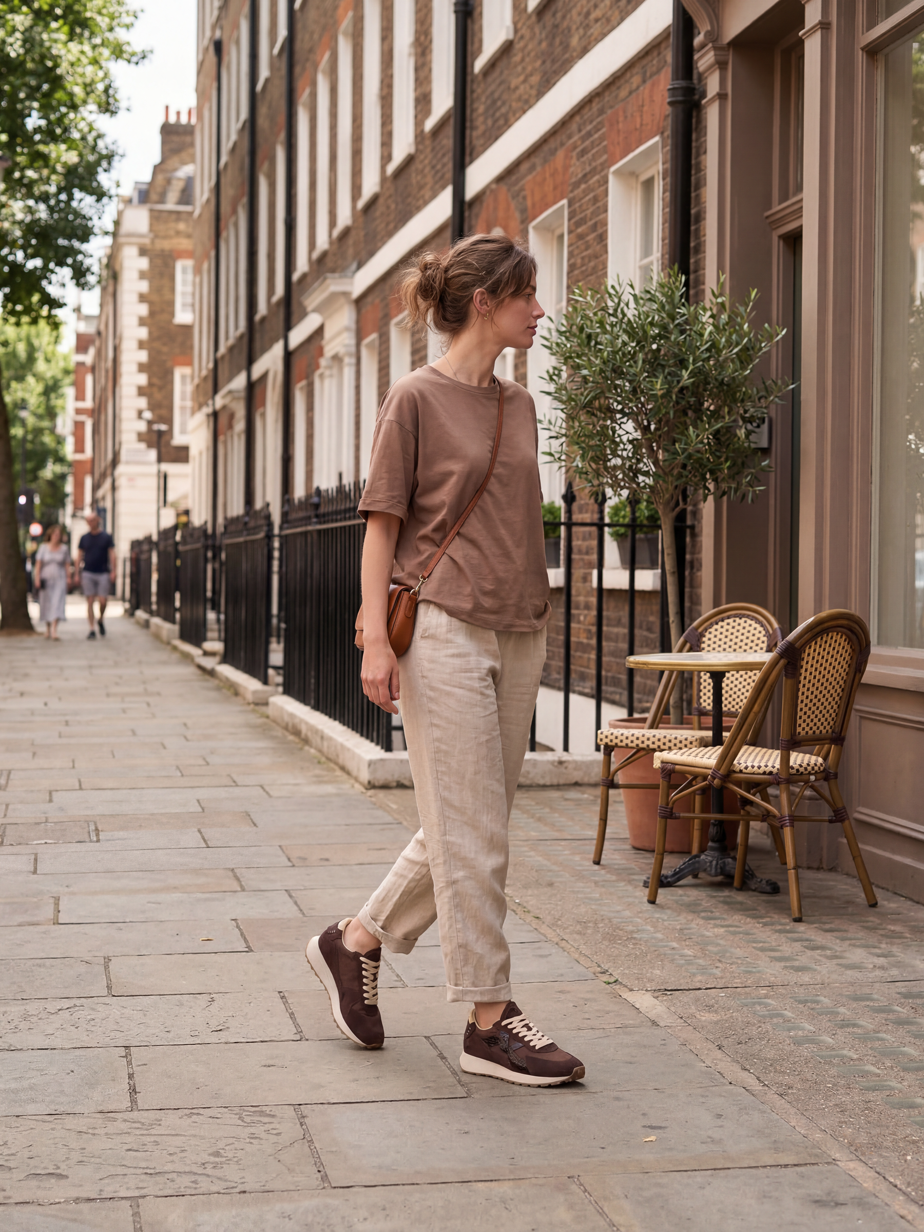 Arbi Sleek Sneaker - Cocoa Brown