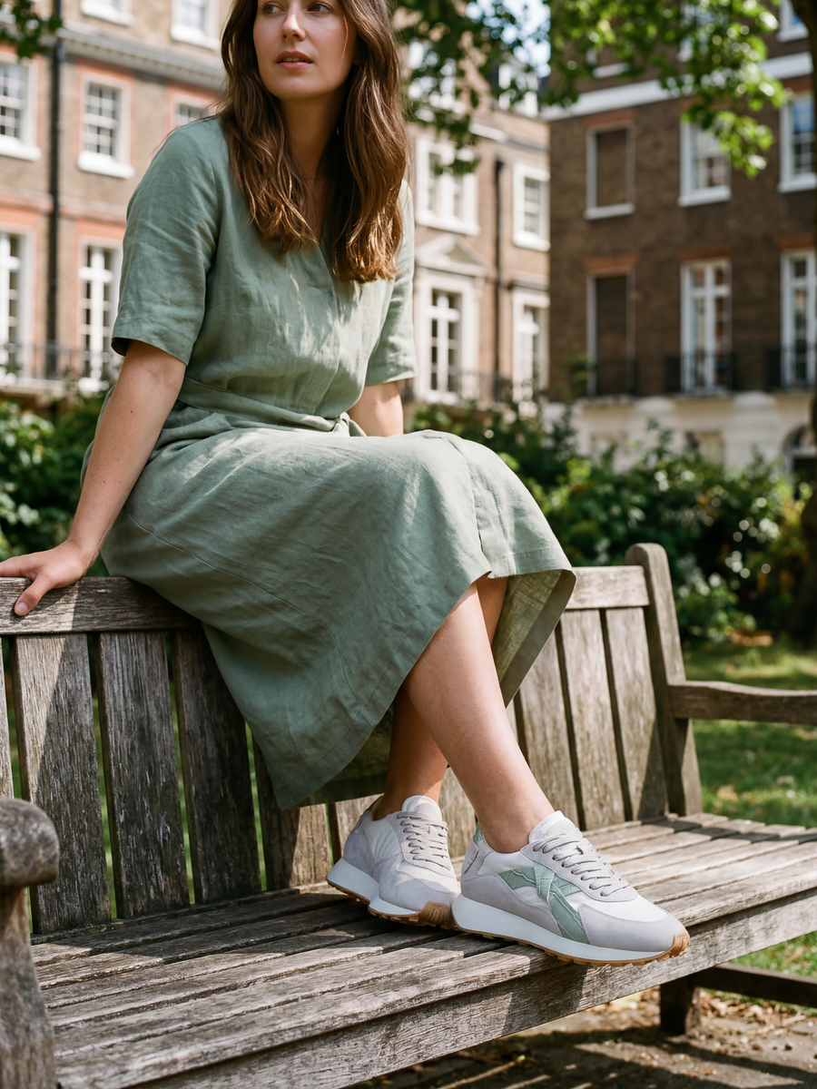 Arbi Sleek Sneaker - Light Grey