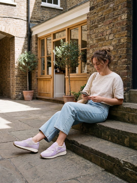 Arbi Sleek Sneaker - Lilac