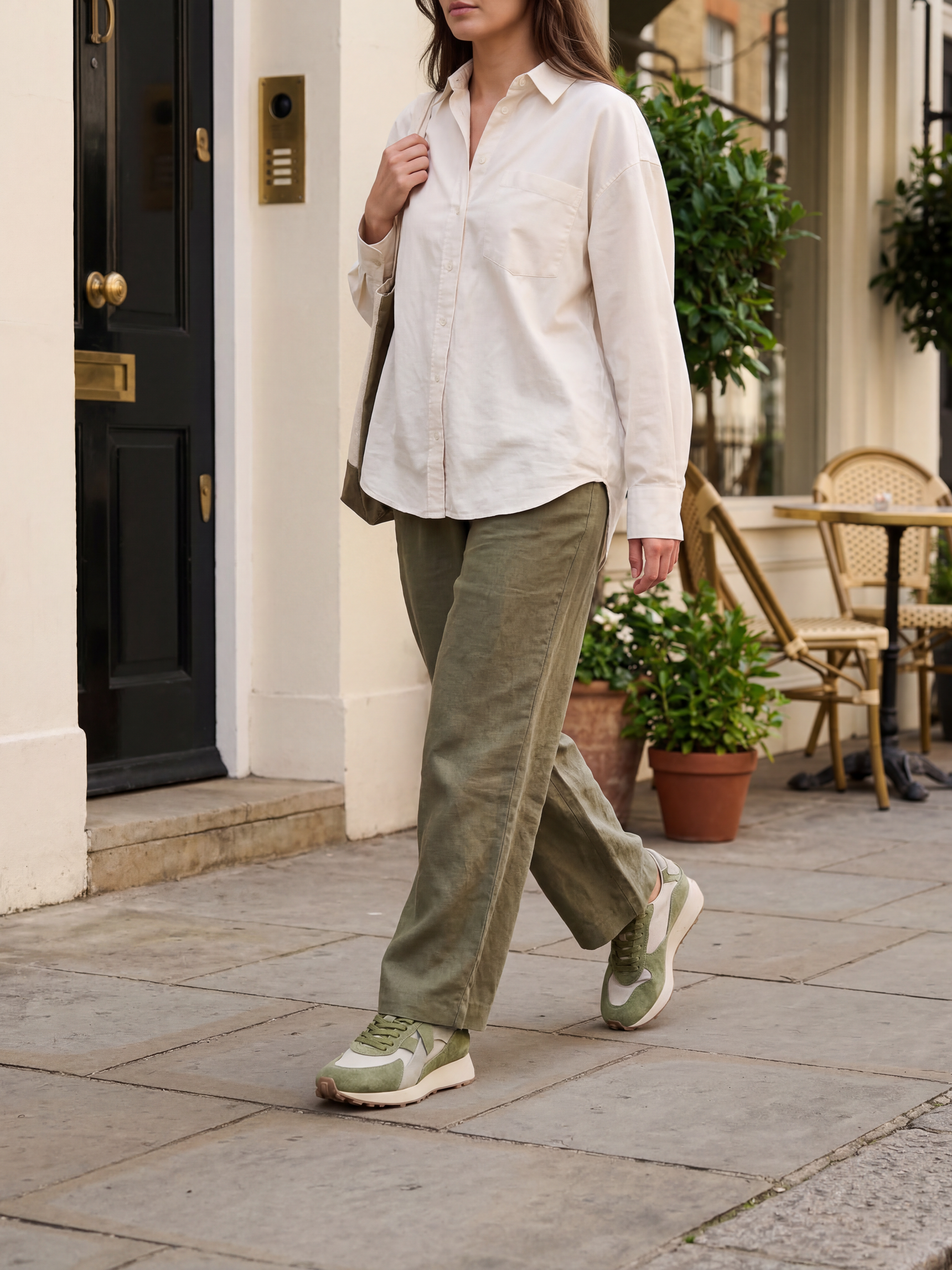 Arbi Sleek Sneaker - Sage Green