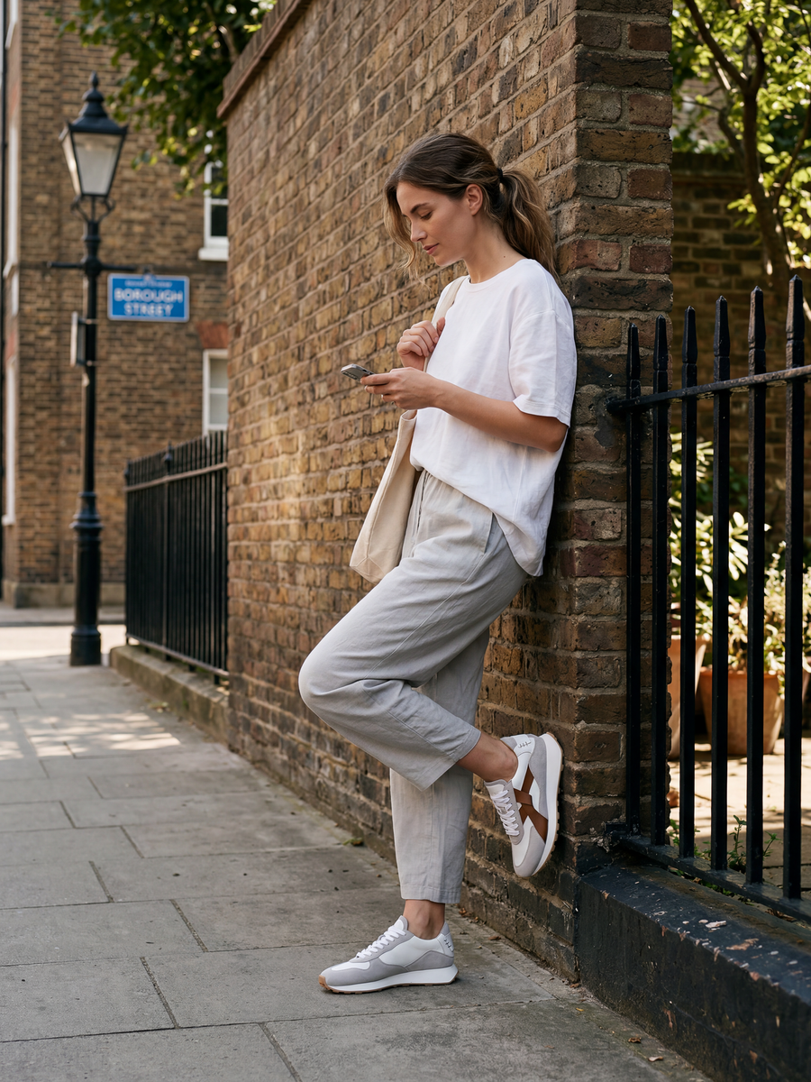 Arbi Sleek Sneaker - Tan