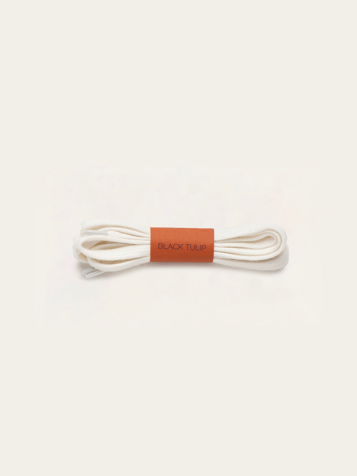 Flat woven laces 120cm - White