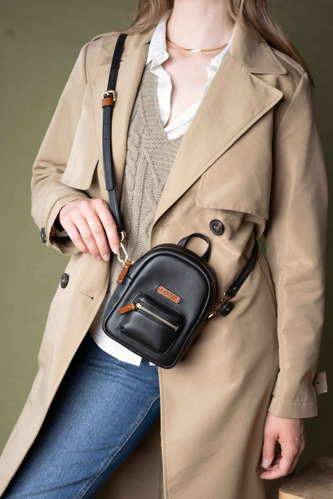 Sierra Mini Backpack - Black – Black Tulip