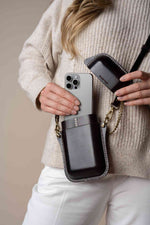 Juniper Phone Bag - Dark Brown