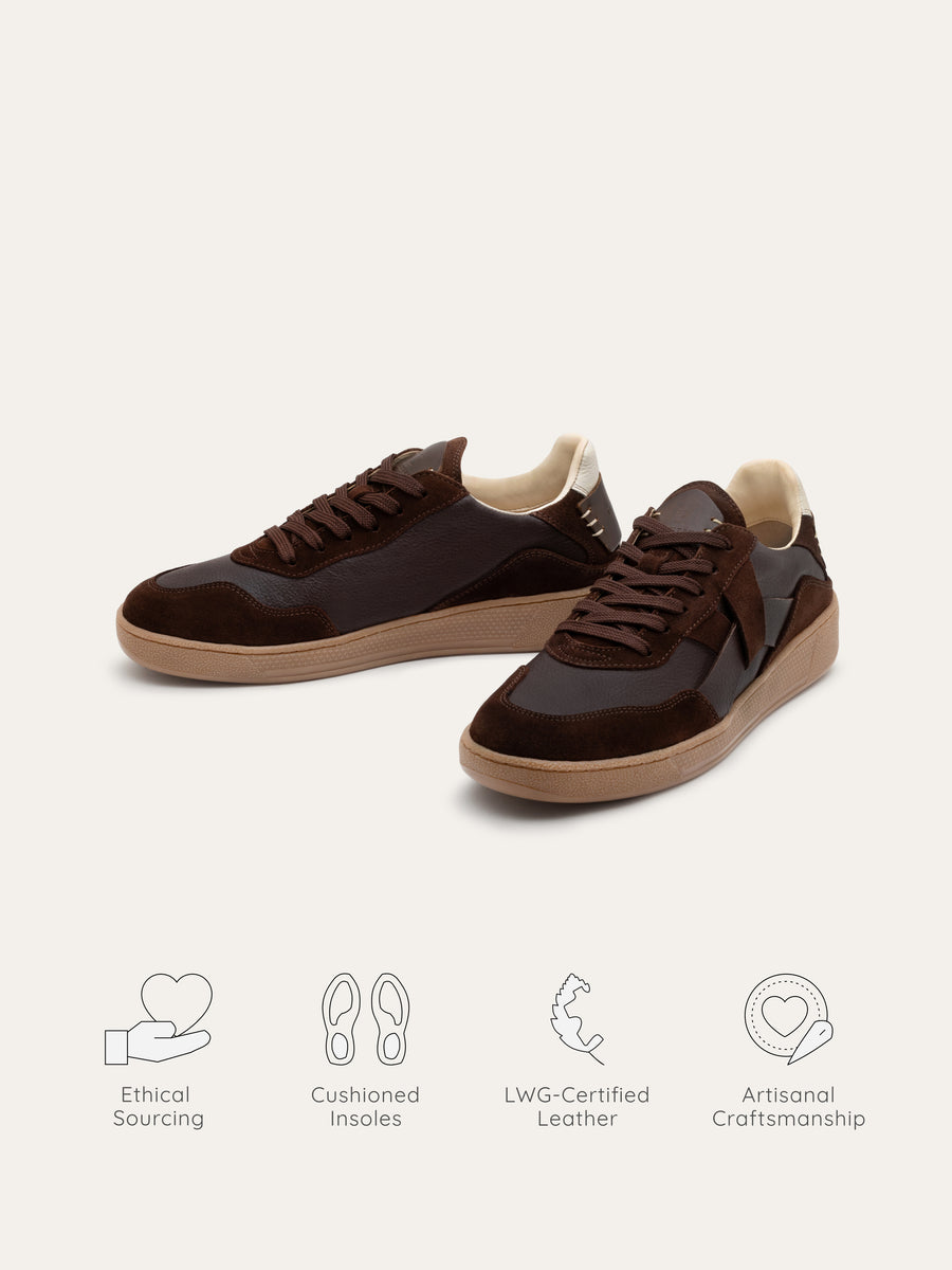 Cassava Classic Tennis Trainer - Chocolate
