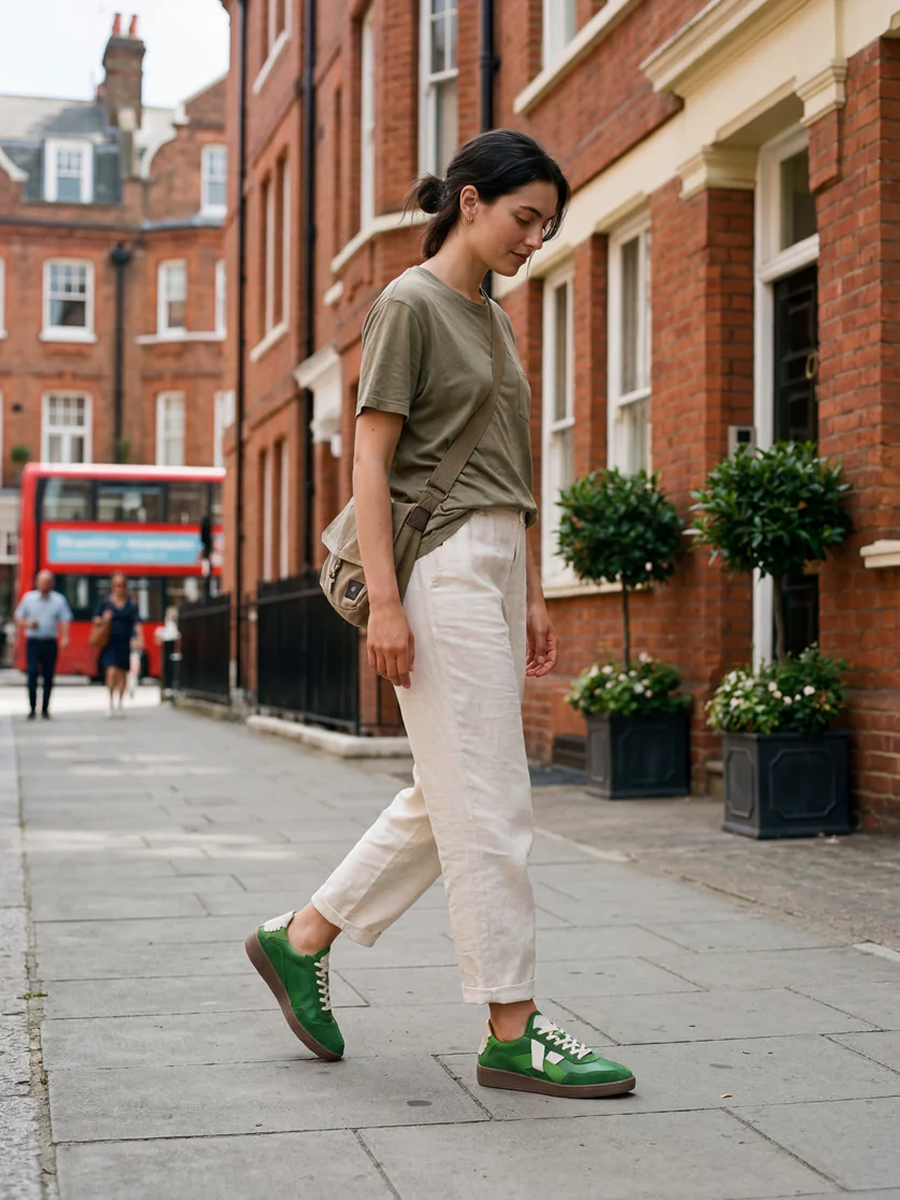 Cassava Classic Tennis Trainer - Botanical Green