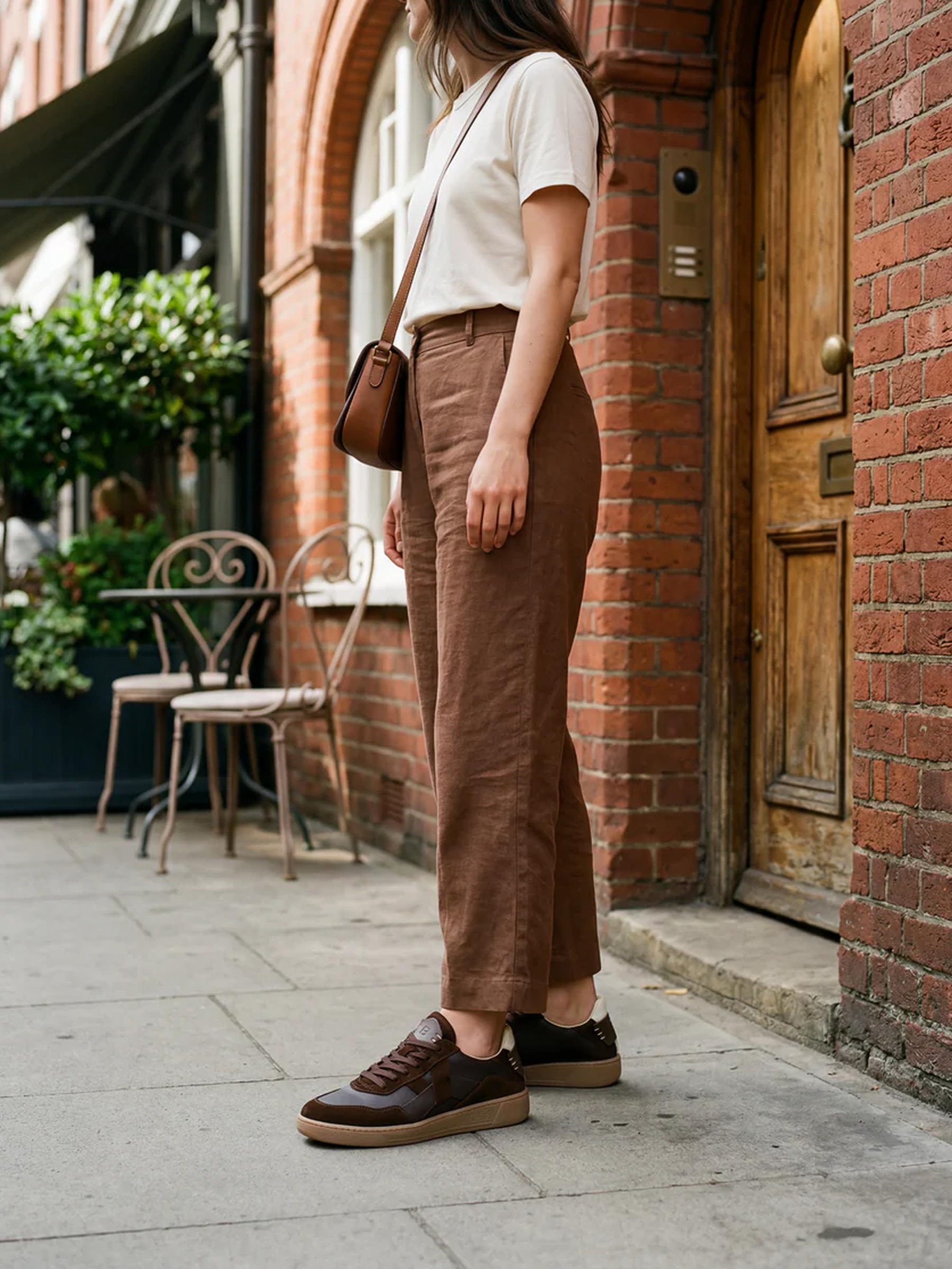 Cassava Classic Tennis Trainer - Chocolate