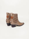 Etesian Western Boot - Stone Beige